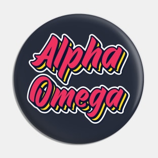 Alpha Omega #2 Pin