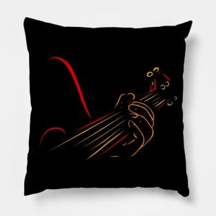 Guitar Playing Left Hand Pillow