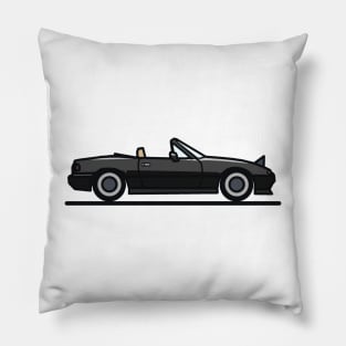 Mazda Miata NA Black and tan Pillow