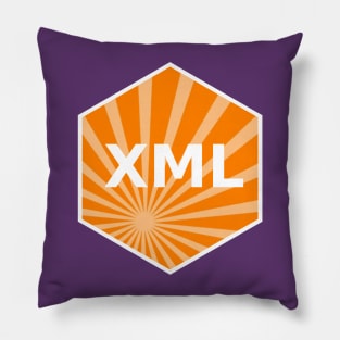 xml hexagonal Pillow