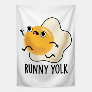 Runny Yolk Cute Food Egg Pun Tapestry