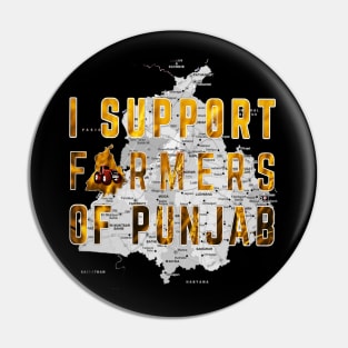 I Support Farmers of Punjab Pin