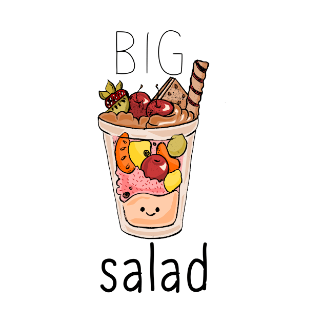 Cute Food - Big Salad by ThaisMelo