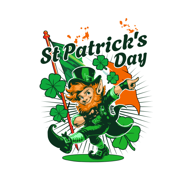 Dancing Irish Leprechaun by Graffik-Peeps