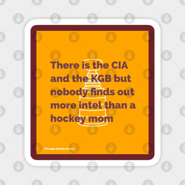 Hickey Moms Know Everything Magnet by Chicago Hockey Moms