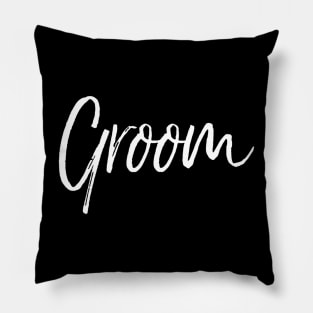 Matching Getting Ready Bride Groom Wedding Groom Pillow