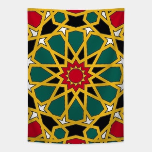 Royal Colorful Islamic Geometric Pattern - Colorful Islamic Pattern - Colorful Islamic Pattern Geometric Tapestry