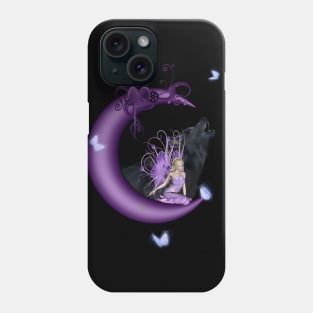 Fairy on the moon Phone Case