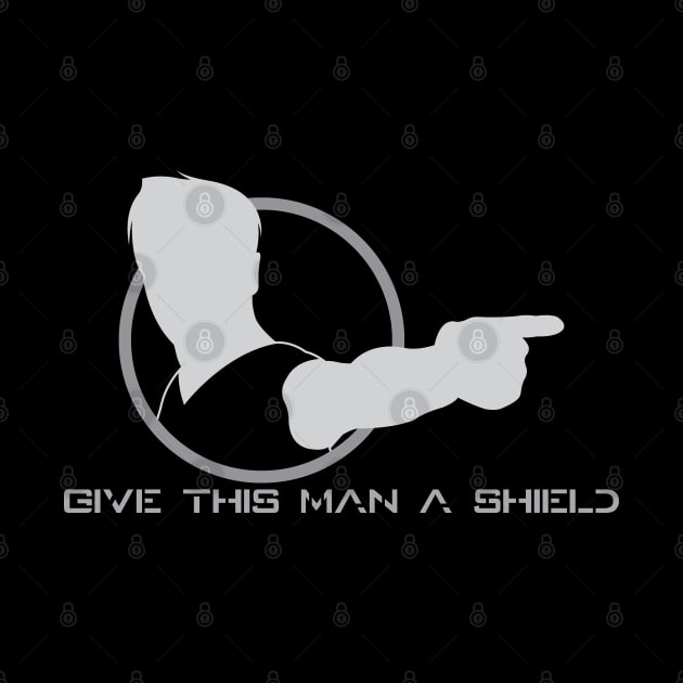 Give This Man A Shield - 02 by SanTees