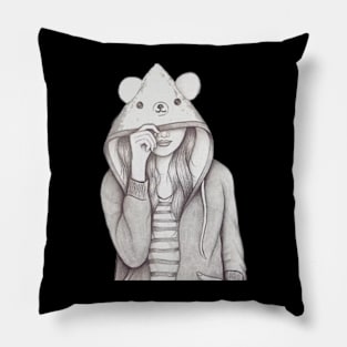 sketch art Pillow