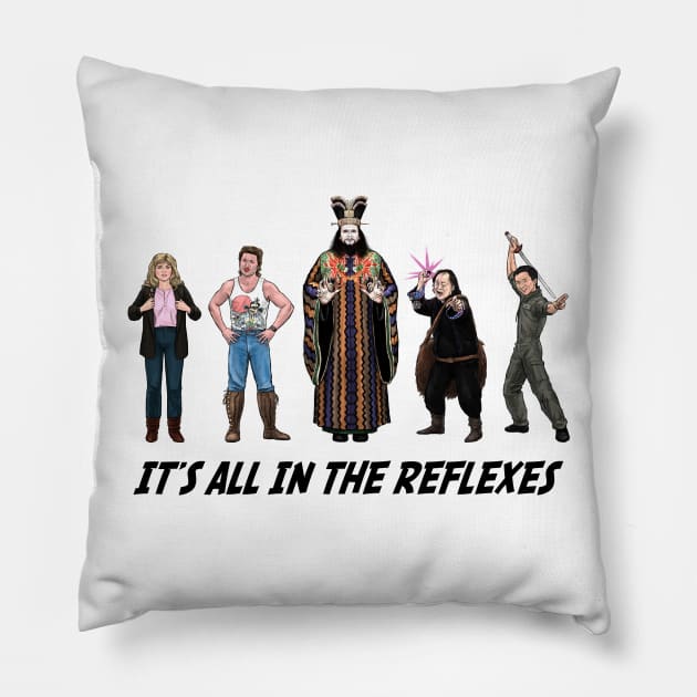 It's All In The Reflexes Pillow by PreservedDragons