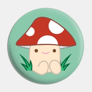 Little Mushroom Friend Pin