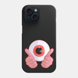 Thumbs up for eyes Red Phone Case