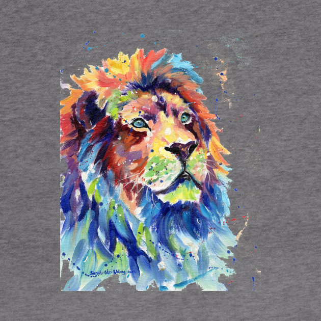 Multicolor Lion Art Lion Art Hoodie Teepublic