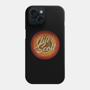 arjunthemaniac,circle retro faded Jill Scott Phone Case