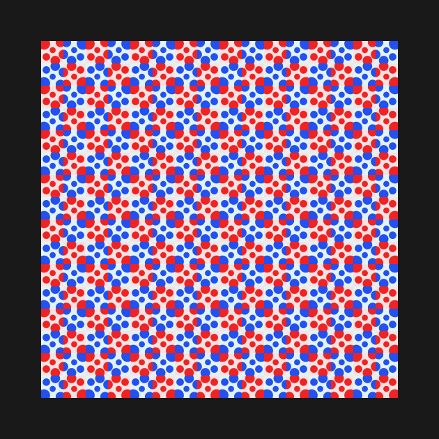 pop art polka dot pattern by pauloneill-art