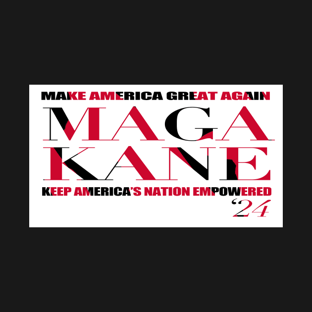 MAGA KANE on White Background by Jumping the Guardrail