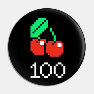 Pixel Art Arcade Cherry Power Up 100 Pin