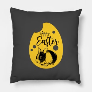 Easter bunny and egg Pillow