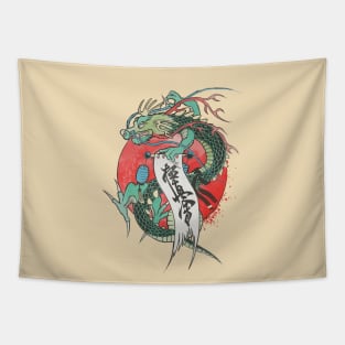 Kyokushin Shodan Dragon Tapestry