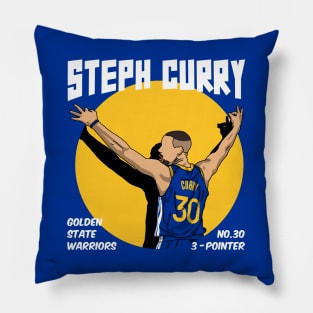 Steph Curry 3 Point Celebration Pillow