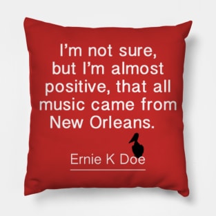 Ernie K Doe Pillow