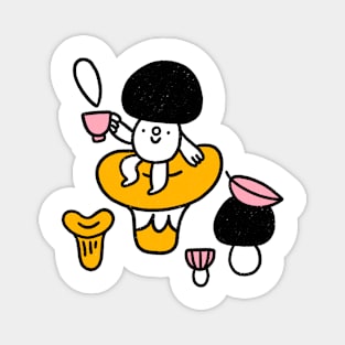 Funny mushroom character Magnet