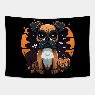 Boxer halloween Tapestry