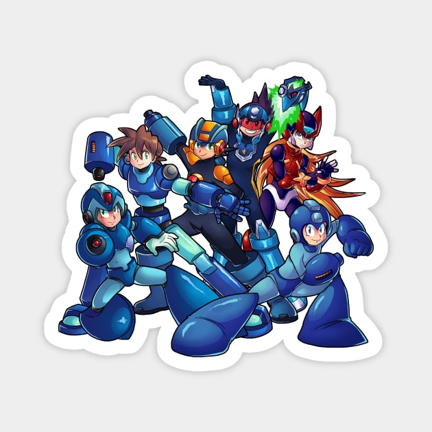 METAL HERO ROCKMAN Magnet by IanDimas