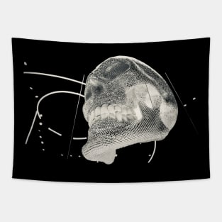 Skull / Swiss Artwork Photography Tapestry