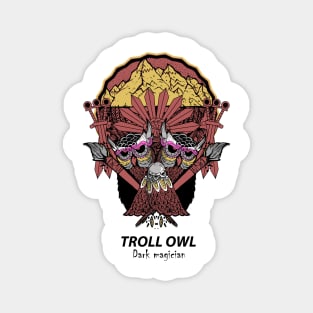 Dark Magician Troll owl Magnet