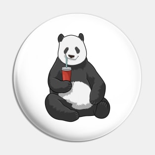 Panda with Drink Pin