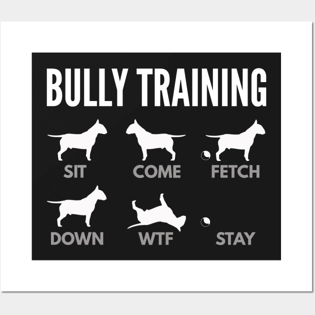 Bully - English Bull Terrier Poster for Sale by DoggyStyles