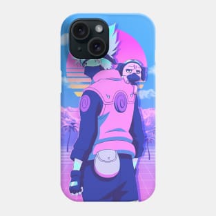 vaporwave of kakashi Phone Case