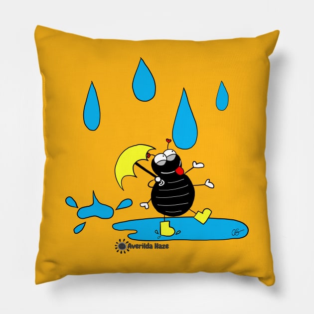 Little Rain Licker Pillow by Averilda Haze