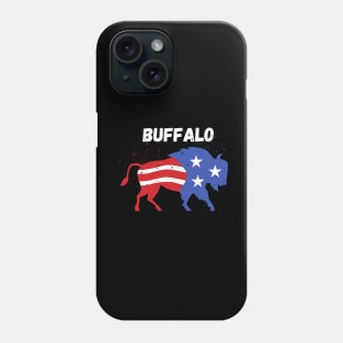 Buffalo vintage design Phone Case