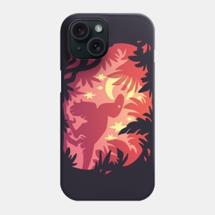 Stargazing Dino (Red Variant) Phone Case