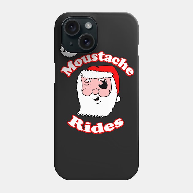 Santa Free Moustache Rides Phone Case by Eric03091978