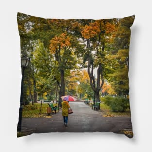 fall season in the park Pillow