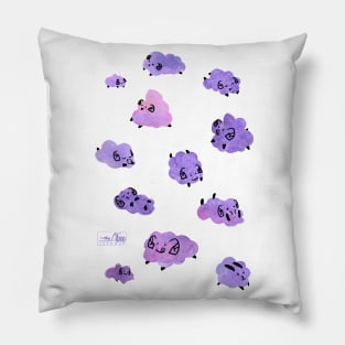 Sheep among the clouds Pillow