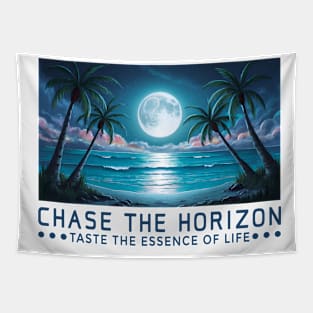 Chase The Horizon Saying Quote Statement Tapestry