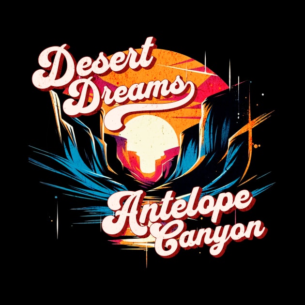 Desert Dreams Antelope Canyon Arizona Design by Miami Neon Designs