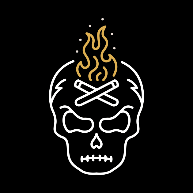 Campfire Skull by VEKTORKITA