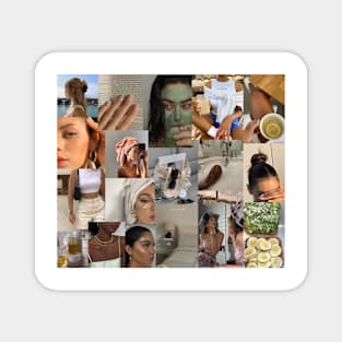 clean it girl collage Magnet