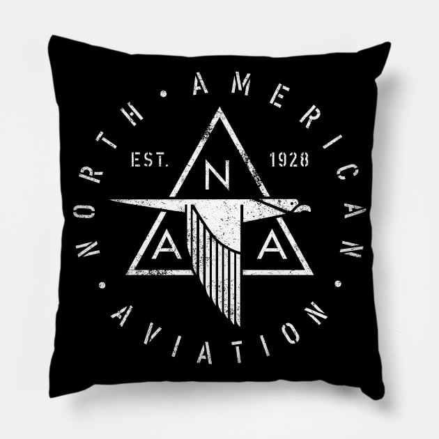 North American Aviation - NAA Logo Pillow by 909 Apparel