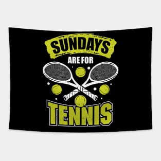 Sundays Are For Tennis Tapestry