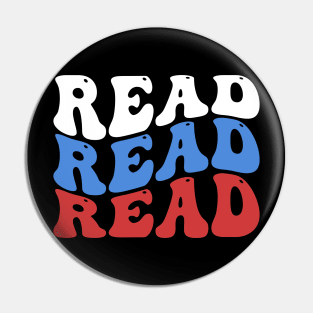 Read Read Reading Across That America Reading Lover Teacher Pin