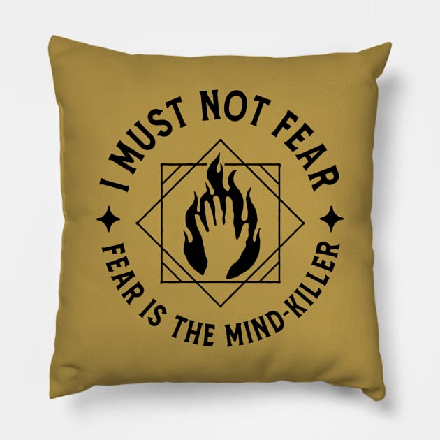 I must not fear II Pillow by demonigote