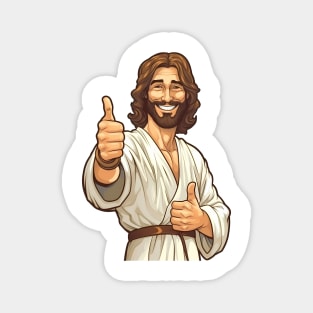 Thumbs Up Jesus Magnet