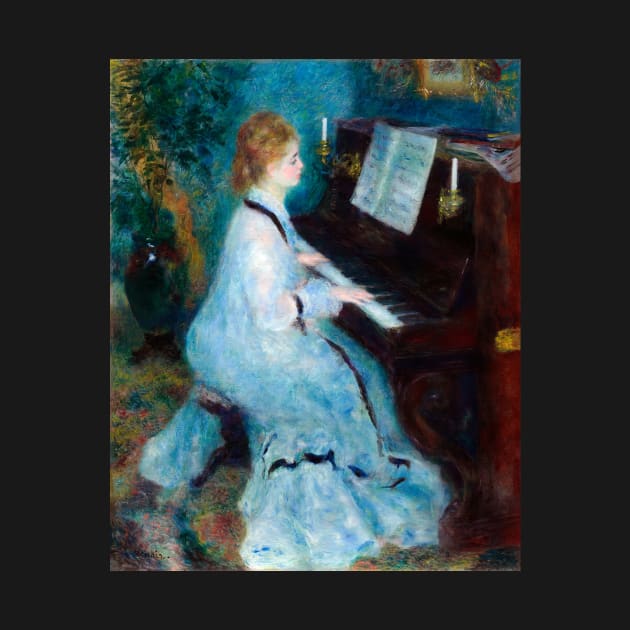 Woman at the Piano by Auguste Renoir by MurellosArt